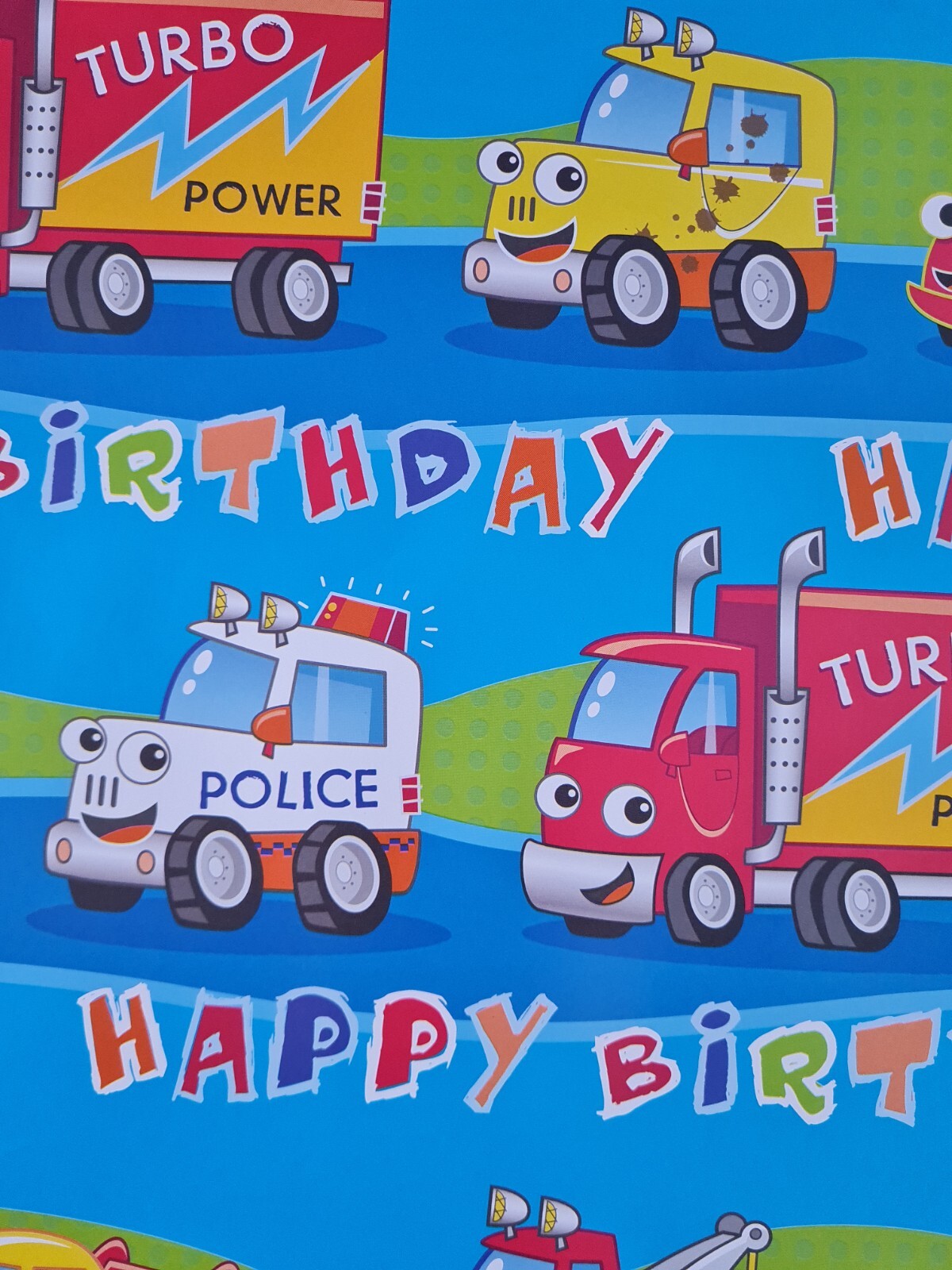 10 SHEETS OF THICK GLOSSY ASSORTED CHILDREN'S BIRTHDAY WRAPPING PAPER