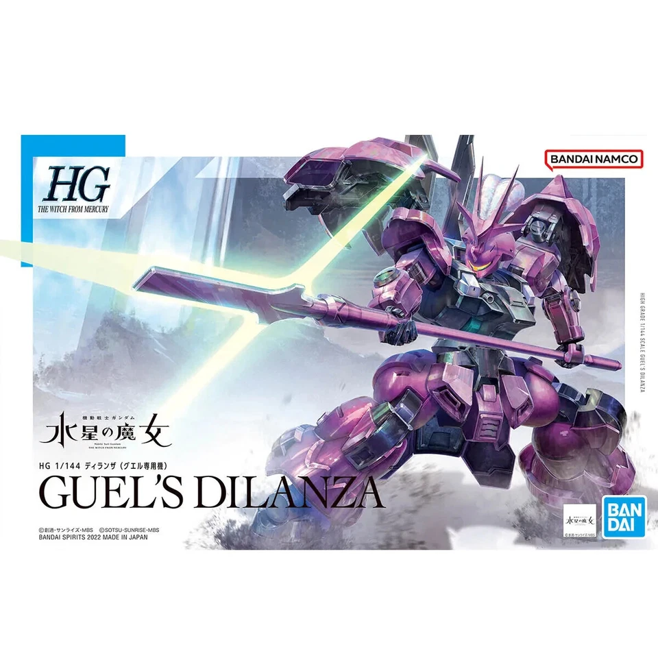 HG 1/144 Guel's Dilanza 'The Witch From Mercury' Model Kit Bandai Hobby