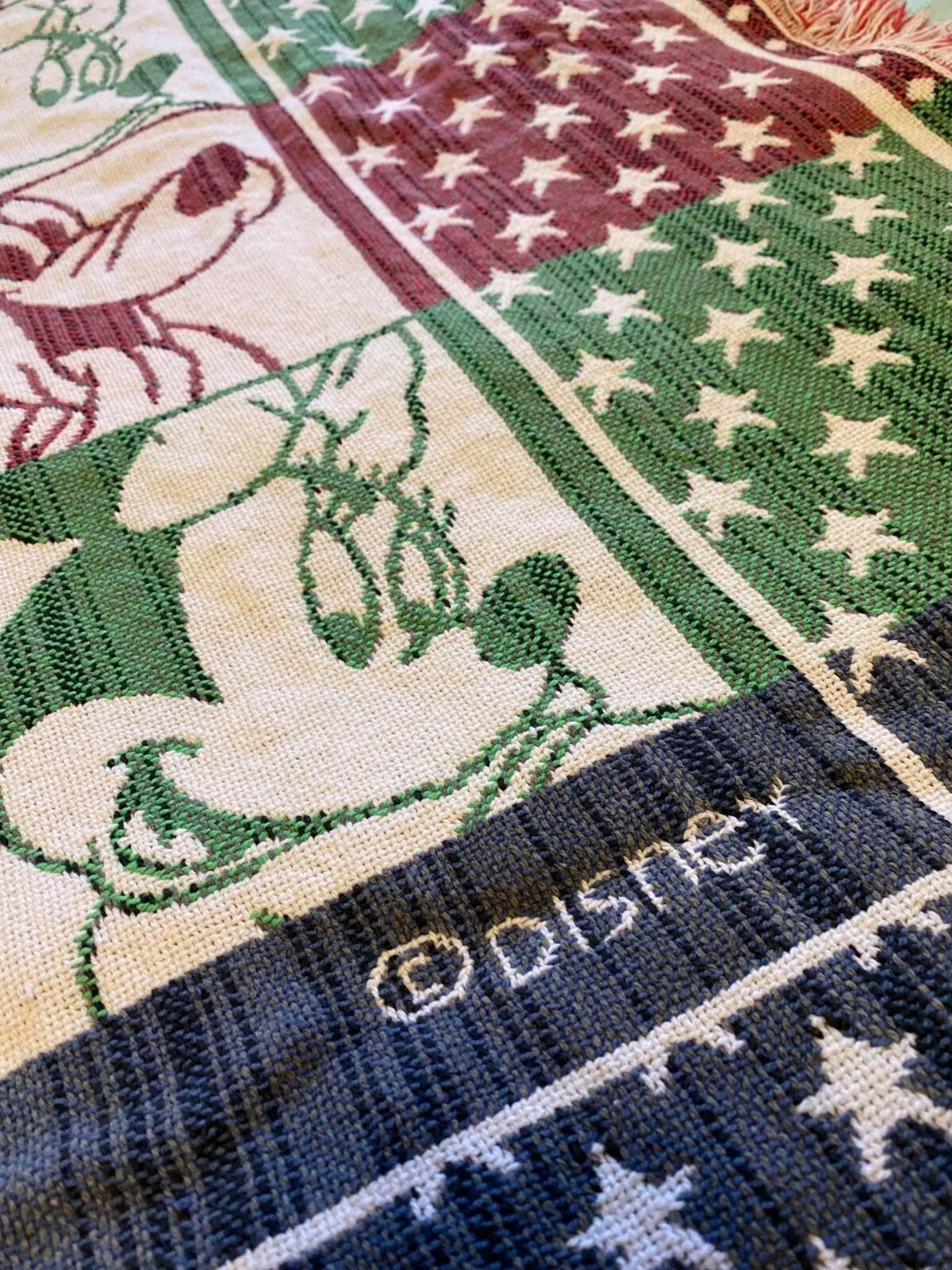 Disney Mickey Mouse Tapestry Throw Blanket Donald Minnie Goofy Pluto Daisy