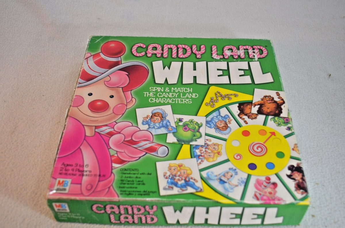 Candy Land WHeel Board Game Ages 3-6 Milton Bradley 76930048047| eBay
