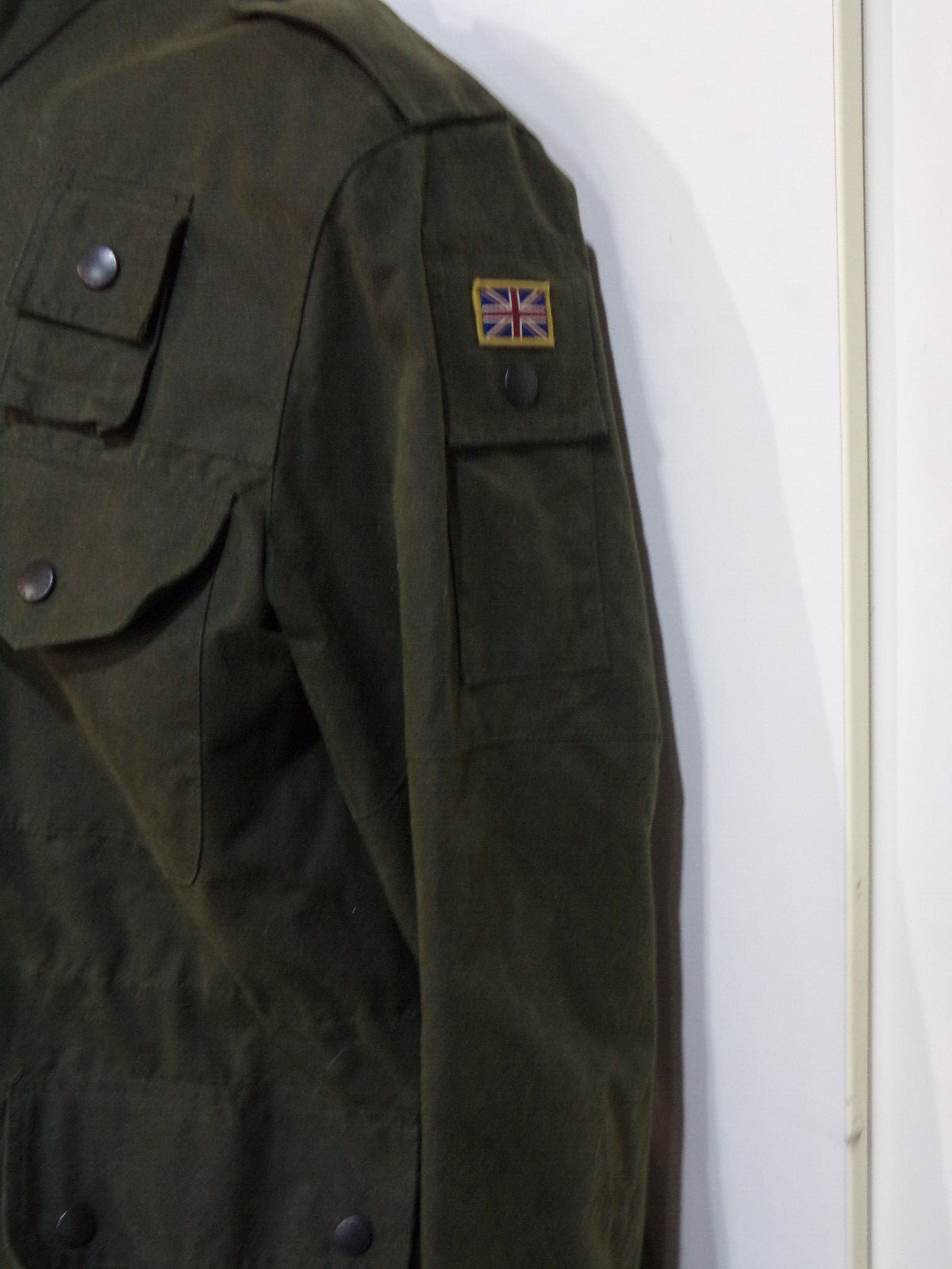 Barbour Cowen Commando A550 Jacket Men's US 42 / 107cm Olive Green