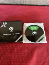 Privacy Sign for Offices or Homes - Do Not Disturb Sign, Restroom Sign, Offic...