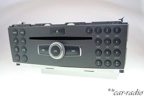 Original Mercedes W204 ZB Bedienteil Headunit CDC ECE mit 6-CD-Wechsler C GLK - Bild 6 von 8