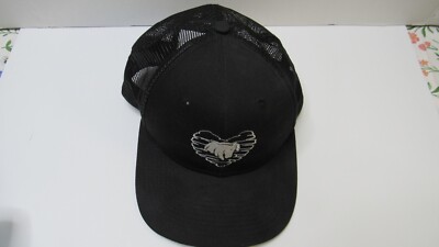 New Era 9/50 Mesh Trucker Adult Black Cap Hat Embroidered Heart Horse Snapback HORSE EMBROIDERED HAT Adjustable Trucker Caballo Western  main image 4