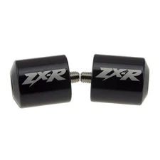 Weight Slider Black For Kawasaki Ninja Handle Bar End CNC ZX-R Engraved Stop