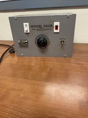 vintage Model Rectifier Corporation Model 2 train throttle pack Untested