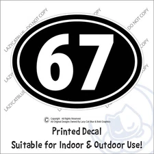 67 Decal Sticker Meme Trending Trend Post 6 7 Mid Beep Teen Gift Get Lost