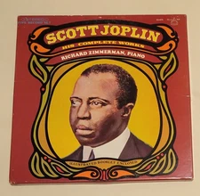 Scott Joplin His Complete Works 5 LP Box Set Richard Zimmerman Piano w Booklet 