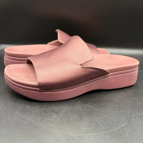 Vionic Women's Monica Wedge Slide Orthotic Sandal Casual Shiraz Size 10