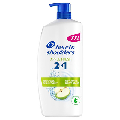 Head & Shoulders Apple Fresh 2-In-1 Anti-Schuppen-Shampoo Und Pflegespülung 1000