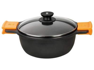 BRA Efficient Backblech 11,2 L rund Aluminium Druckguss Pyrophile 39x48