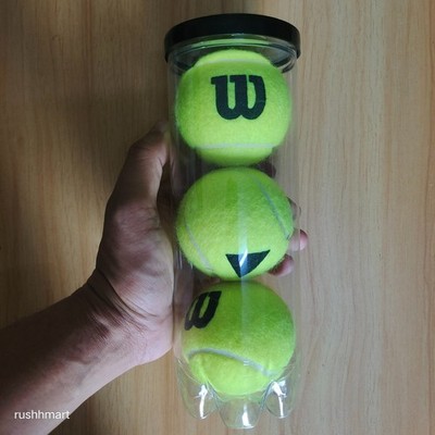 Wilson Tennis Balls Green 3 Balls Per Can