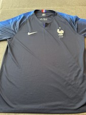 Vintage Nike 2018 France Home Soccer Jersey XL