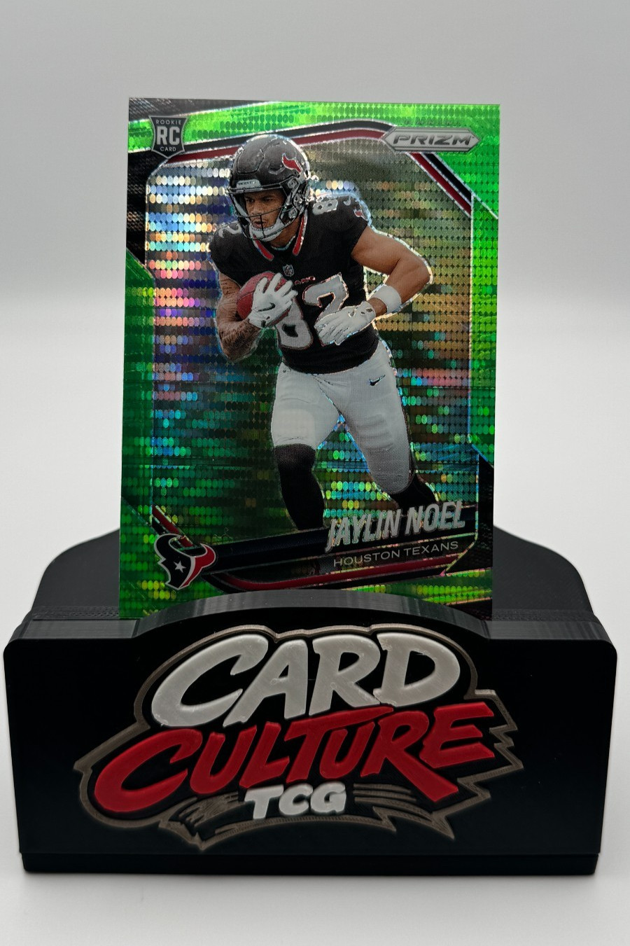 2025 Panini Prizm Jaylin Noel Green Wave Prizm #386 Houston Texans RC