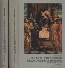 Le chiese parrocchiali della diocesi di Bergamo (2 volumi in cofanetto) [1974]
