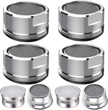 Kitchen Sink Aerator Replacement  4 Pcs With Brass15/16 