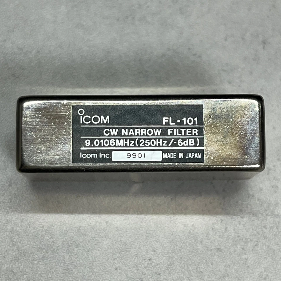 ICOM FL-101 CW NARROW FILTER UNIT For Amateur Ham Radio Transceiver Tested! - Image 2 of 4