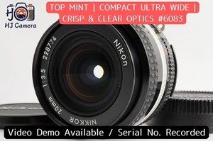 Nikon Nikkor 20mm 3.5 Ai | eBay