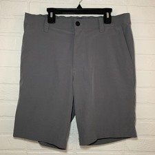 Banana Republic Men's Comfort Flat Front Shorts Mens Size 32 Gray