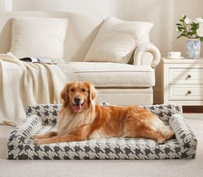 FURTIME Orthopedic Dog Beds Large Sized Dog, XL Washable Memory Foam Pet Couc...