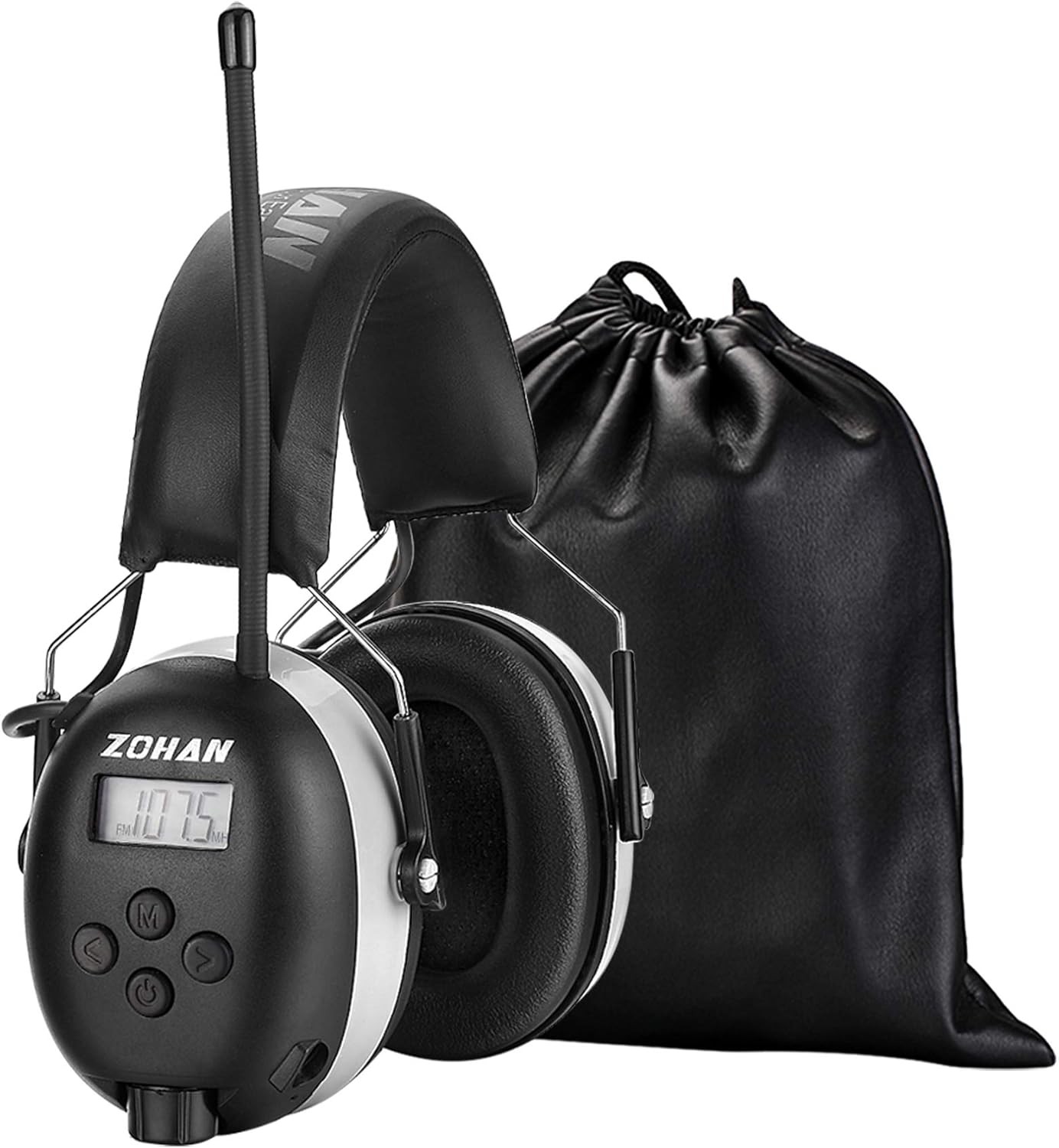 042 Radio Ear Defenders 30dB AM/FM Adjustable Mowing Workshop