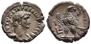 FITZ EGYPT ALEXANDRIA GALLIENUS TETRADRACHM NOVEL PROVINCIAL POTIN ±±GJL603