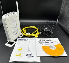 Best Offer! Netgear WGR614v10 WiFi Router + Manual, Disc, Tested & Working