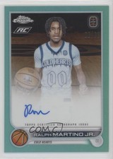 2022 Chrome OTE Overtime Elite Aqua Refractor 65/99 Ralph Martino Jr Auto 09vk