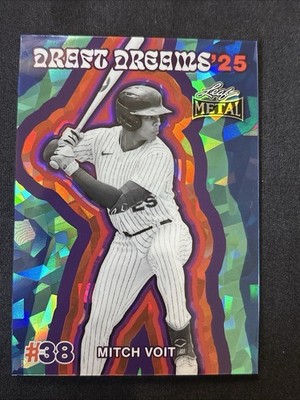 2026 Leaf Metal Mitch Voit Auto Draft Dreams Cracked Ice 1/1