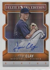 2014 Elite Extra Edition Status Orange Die-Cut Signatures 2/10 Sam Clay Auto 0f6