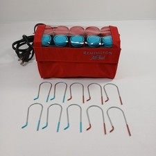 Remington All That Electric Travel Hot Rollers 10 Hair Curlers w/Clips H-1015