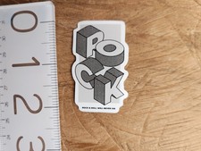 ROCK MUSIC Sticker Rock ON Sticker Decal Rock and Roll Rock-On Hard Rock  Roll