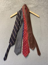 Tommy Hilfiger Nordstrom Neck Ties Brown Gray Red And Bronze / 153-26