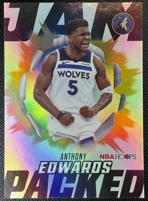 2025-26 Topps NBA Hoops Jam Packed JP-1 Anthony Edwards Minnesota Timberwolves