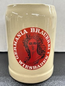 0.5 L Gerz Stein/Mug Germania Brauerei AG Wiesbaden West Germany Novelty