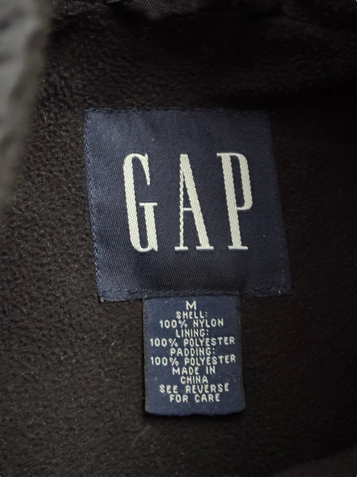 GAP Vest Mens Sz Medium Black Multi-pocket Utility Fishing Vest Camping Outdoors - Image 3 of 4