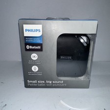 Philips Portable Wireless Speaker BT2500B/37 Bluetooth Black - Small size