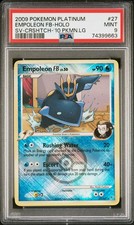 2009 Pokemon Platinum Supreme Victors #27 Empoleon Fb League Crosshatch PSA 9