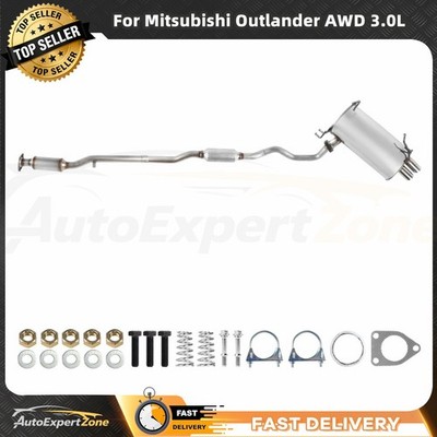 Cat Converter, Resonator & Muffler Fits Mitsubishi Outlander 3.0L AWD 2008-2011