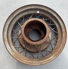 1935 Ford Wire Spoke Wheel Rim 16 X 4 Oem 5 X 5.5 Bolt Circle
