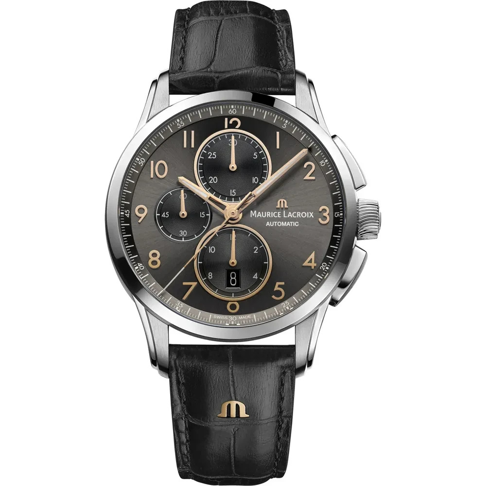 Maurice Lacroix Pontos PT6388‑SS001‑321‑2 43mm Stainless Chronograph