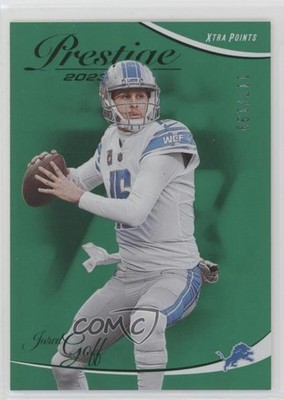 2023 Panini Prestige Xtra Points Premium Green 117/199 Jared Goff #103 0s55