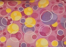 Flannel Fabric - Dots or Bubbles - several varieties