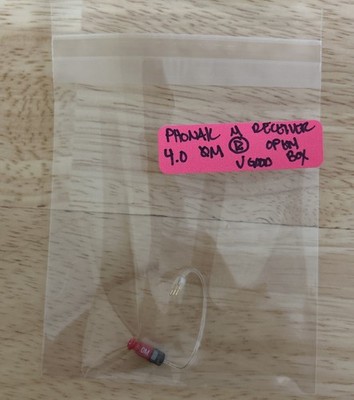 Phonak Open Box 4.0 3Prong M Receiver Size 0 RIGHT for Marvel/Lumity Hearing Aid