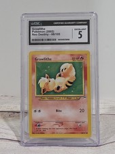 Graded POKEMON GROWLITHE NEO DESTINY 68/105 - CGC 5 on eBay