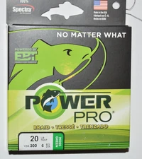 power pro fishing line braid 20lb 300yds moss green spool spectra fiber