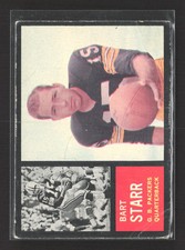 1962 Topps Bart Starr #63