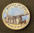 Colorized Kennedy JFK Half Dollar World War I Battle Of The Ypres Free Shipping