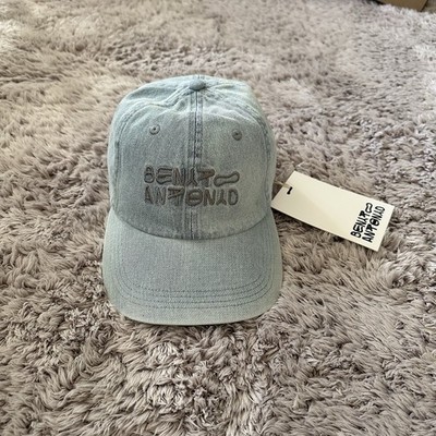 Zara Bad Bunny Benito Antonio Collection - Faded Cap Embroided Logo - Light Blue