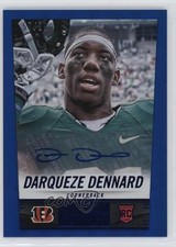 2014 Panini Hot Rookies Rookie Signatures Blue 57/99 Darqueze Dennard Auto 0c6